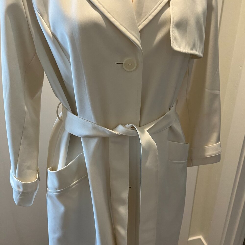 Alfani 3/4 Sleeve Trench Coat, Med - Picture 2 of 9